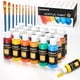 thumbnail image 1 of Set de pintura acrílica AnyMark, 24 colores, botellas de 60 ml, 10 pinceles, 1 of 7