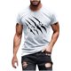 thumbnail image 5 of Hombres Pantalones Cortos de Manga Corta Impresa Casual Cuello Redondo Superior, Camisa de Moda para el Verano Y la Primavera, 5 of 8