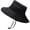 Black, variant on Foldable Outdoor Sun Bucket Hat, UPF 50+ UV Protection Wide Brim Breathable Fishing Hiking Cap for Women Men