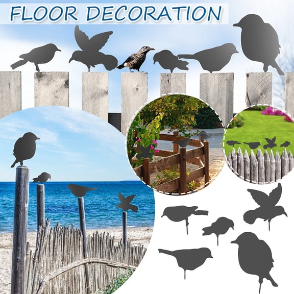 Hanging Wall Decor,With Screws Decoratio Decorative Metal Birds For Garden Home Decor
