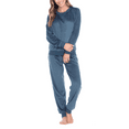 thumbnail image 2 of Honeydew's Women's Super Soft Fleece Lounge Set (Hunter, X-Large), 2 of 2