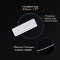 thumbnail image 3 of Uxcell 5 Packs 31mm HD Anti Scratch High AL Tempered Glass Smart Watch Glass Screen Protectors, 3 of 7