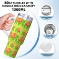 thumbnail image 3 of Goofa Cartoon Turtles 1 Print 40oz Ice Bully With Handle And Straw Stainless Steel Vacuum Insulated Cup And 2 In 1 Straw Lid, 3 of 8