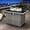 Gray-Glass Top, variant on 44 Inch Propane Gas Fire Pits Table for Outside Patio, 60000 BTU Rectangular Outdoor Wicker Rattan Fire Pit with Glass Wind Guard