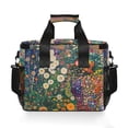 thumbnail image 7 of FORMRS Insulated Cooler Bag 24 Cans Capacity Soft Leakproof Lunch Box with Side Pockets, White Floral Garden, 7 of 7
