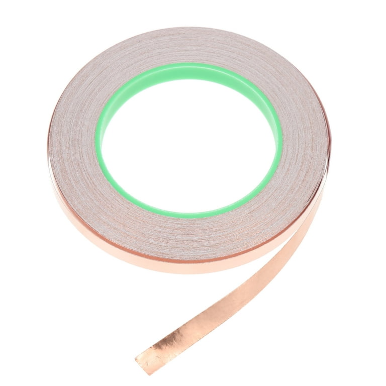 Uxcell Double-Sided Conductive Tape Copper Foil Tape 8mm x 30m/98.4ft 