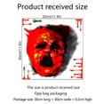 thumbnail image 2 of PEONAVET Wall Sticker Halloween Horror Human Face Handprint Decoration Wall Sticker, 2 of 7