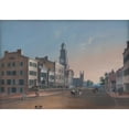 thumbnail image 2 of John Caspar Wild 24x18 Black Ornate Framed Double Matted Museum Art Print Titled: Fourth Street, West from Vine, 2 of 5
