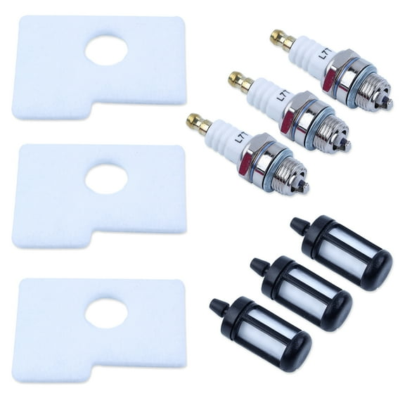 Haishine 3 x Air Fuel Filter Spark Plug Kit Fit STIHL 018 MS180 MS 180 Chainsaw Replace New Parts #1130 124 0800