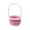 Pink, variant on Mini Easter Baskets for Crafting and Decorating Mini Rattan Picnic Baskets Children'S Easter Baskets Empty Plastic Easter Baskets for Easter Egg Hunts