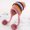 Pink, variant on New Knitted Hat Thick Warm Two Layers Earflap Hat Fleece Lined Colorful Big Ball Skullies Beanies Women Winter Beanie Hat