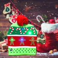 thumbnail image 5 of Gorro de Navidad YONGSHENG con luz LED Gorro navideño de hombre de jengibre, 5 of 5