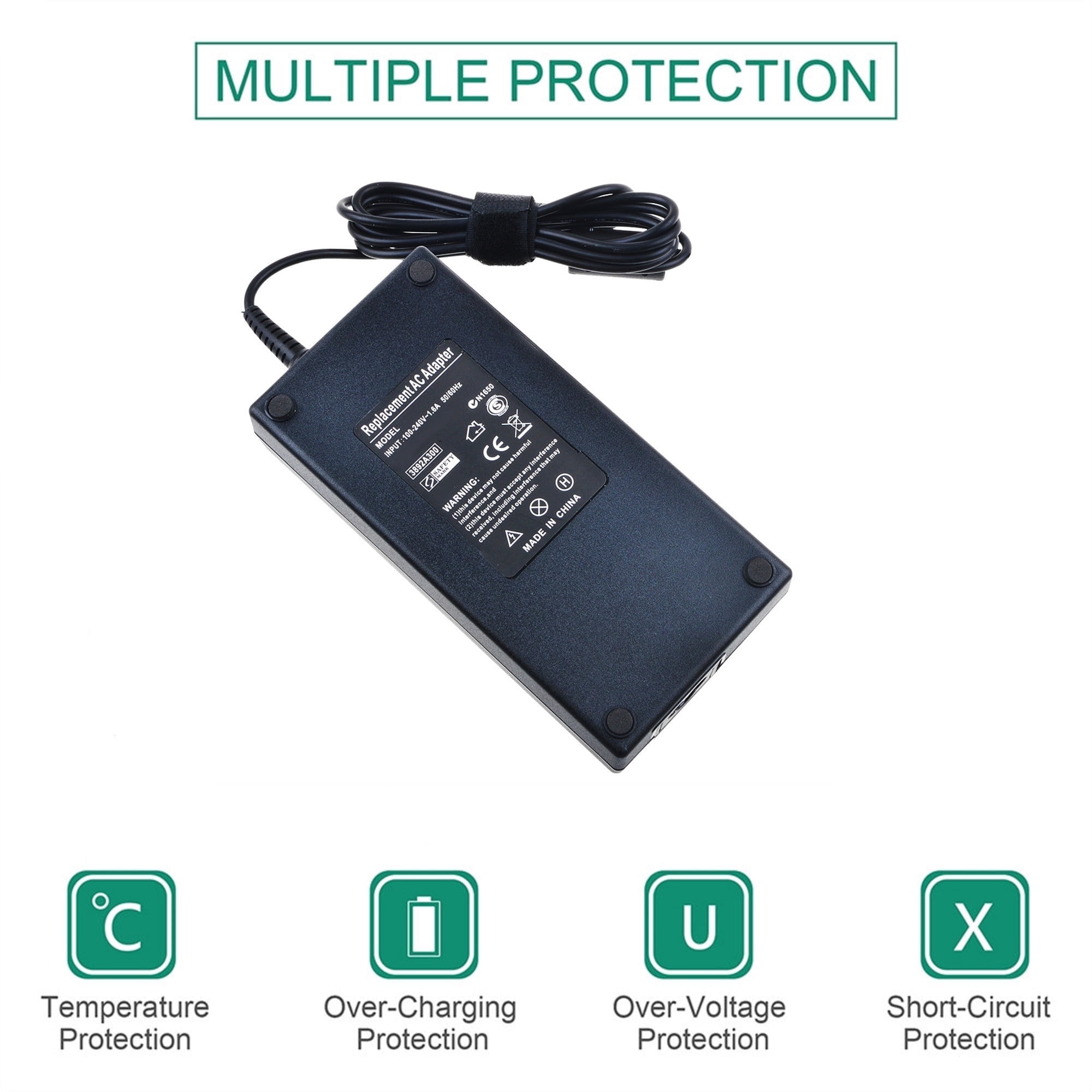 K-MAINS 19.5V 7.7A 150W AC Adapter Replacement for Asus ADP-150NB D Laptop Charger Power Supply Cord