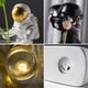 thumbnail image 5 of Jarrón Jarrón de cristal Jardinera Terrarios Jarrones Estatuil Base Jarrón de pntas Jarrones de cristal para decoración Jarró dorado Baoblaze florero hidropónico, 5 of 6