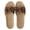 Coffee, variant on Women's F𝗅a𝗍s Sandals Rattan Woven Grass House Shoes B𝗈hemian Round Toe Slippers F𝗅oral Bowknot Casual Slides Comfortable S𝗅ip On Sandles for Travel Beac𝗁 Wear