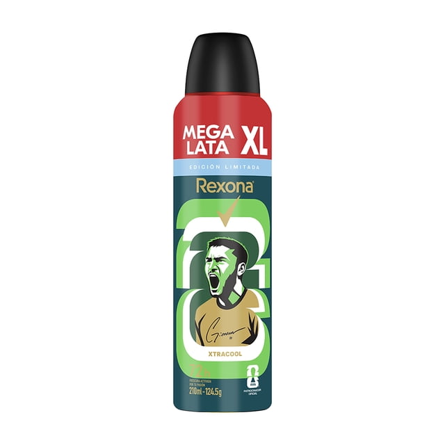 Desodorante Antitranspirante Aerosol Rexona XtraCool de 210 ml