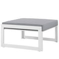 thumbnail image 5 of Modway Fortuna Modern Aluminum Patio Ottoman in White/Gray Finish, 5 of 5