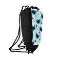 thumbnail image 2 of Sesame Street Cookie Pattern Drawstring Backpack Sports Bag Sackpack 17" x 13", Perfect for Gym, Yoga or Practice, 2 of 5