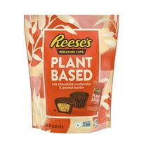 REESES 4.5oz PLANT BASED OAT CHOCOLATE CONFECTION & PEANUT BUTTER MINIATURE CUPS POUCH