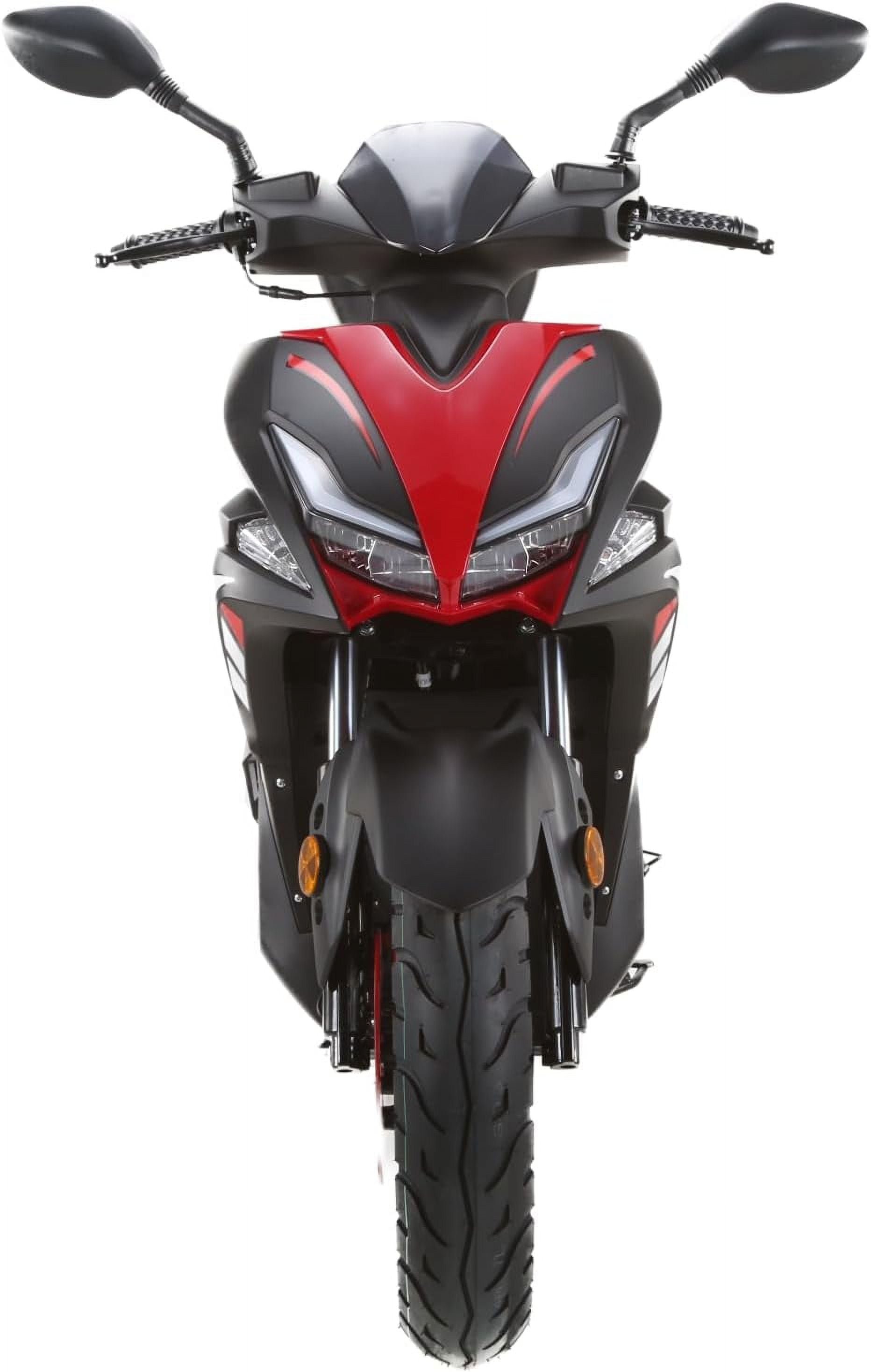 Vitacci New Spider 200 EFI Gas 200 cc Moped/Scooter for Adults - Black