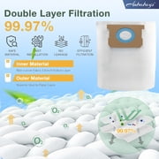 VDBS Standard Dust Bag,Compatible With Vacmaster 5-6 Gallon Wet/Dry Vacuum Cleaners,3 Pack