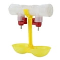 thumbnail image 1 of Double Chicken Nipple Waterer Drinker Automatic Hanging Drinking Cups for Poultry, 1 of 7