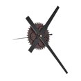 thumbnail image 1 of 3D Wall Clock, DIY Wall Clock Little Gear Waterproof Safe Frameless Design Silent Movement  for Living Room, 1 of 8