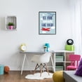 thumbnail image 2 of The Kids Room by Stupell Let Your Dreams Take Flight Airplanes Framed Wall Art by Sweet Pea Studio, 2 of 8