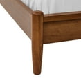 thumbnail image 5 of Better Homes & Gardens Greyson Queen Platform Bed, Black Faux Leather and Acorn Finish, 5 of 9