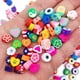 thumbnail image 4 of 50-100 piezas de espaciadores de arcilla polimérica con forma de flores, frutas, estrellas, mariposas y corazones, cuentas sueltas para hacer joyas, pulseras y collares, 4 of 5