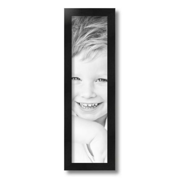 ArtToFrames 5" x 19" Black Picture Frame, 5x19 inch Black Wood Poster Frame (WOM-5141)