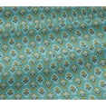 thumbnail image 5 of oneOone Viscose Jersey Fabric Damask Ikat Decor Fabric Printed BTY 60 Inch Wide, 5 of 5