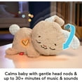 thumbnail image 5 of Fisher-Price Soothe & Settle Bunny Plush Baby Infant Toy & Sound Machine with Motion, Multicolor, 5 of 8