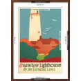 thumbnail image 5 of Art.com Evanston Lighthouse Poster Art Print, Brown Frame Wall Art, 21" x 29", 5 of 5