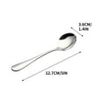 thumbnail image 3 of 100Fens Soup Spoons,Stainless Steel Round Spoons,Dinner Spoon Table Spoon, Spoons Dishwasher Safe for Coffee Soup, 3 of 3