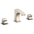 thumbnail image 2 of Dawn® AB77 1584BN 3-hole, 2-square handle widespread lavatory faucet, Brushed Nickel (Standard pop up drain D90 0056BN included), 2 of 2