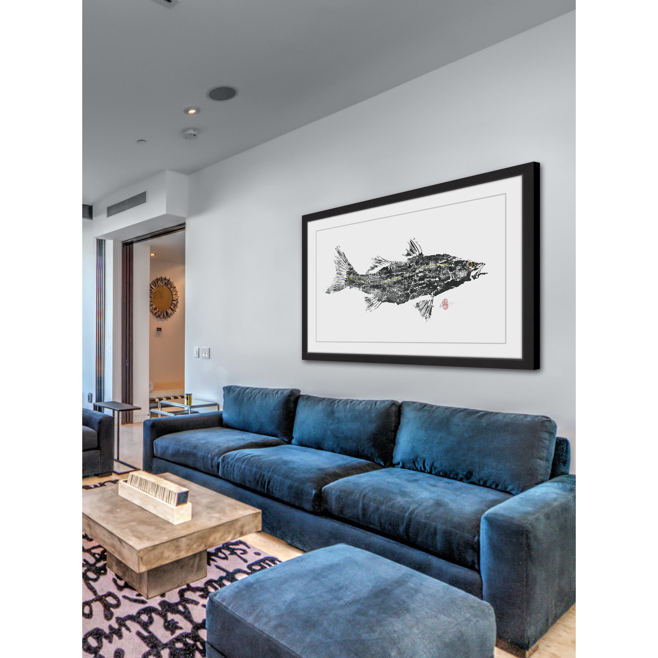 "Old Snook" Framed Painting Print