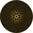 thumbnail image 1 of Ahgly Company Machine Washable Indoor Square Transitional Night Black Area Rugs, 3' Square, 1 of 7
