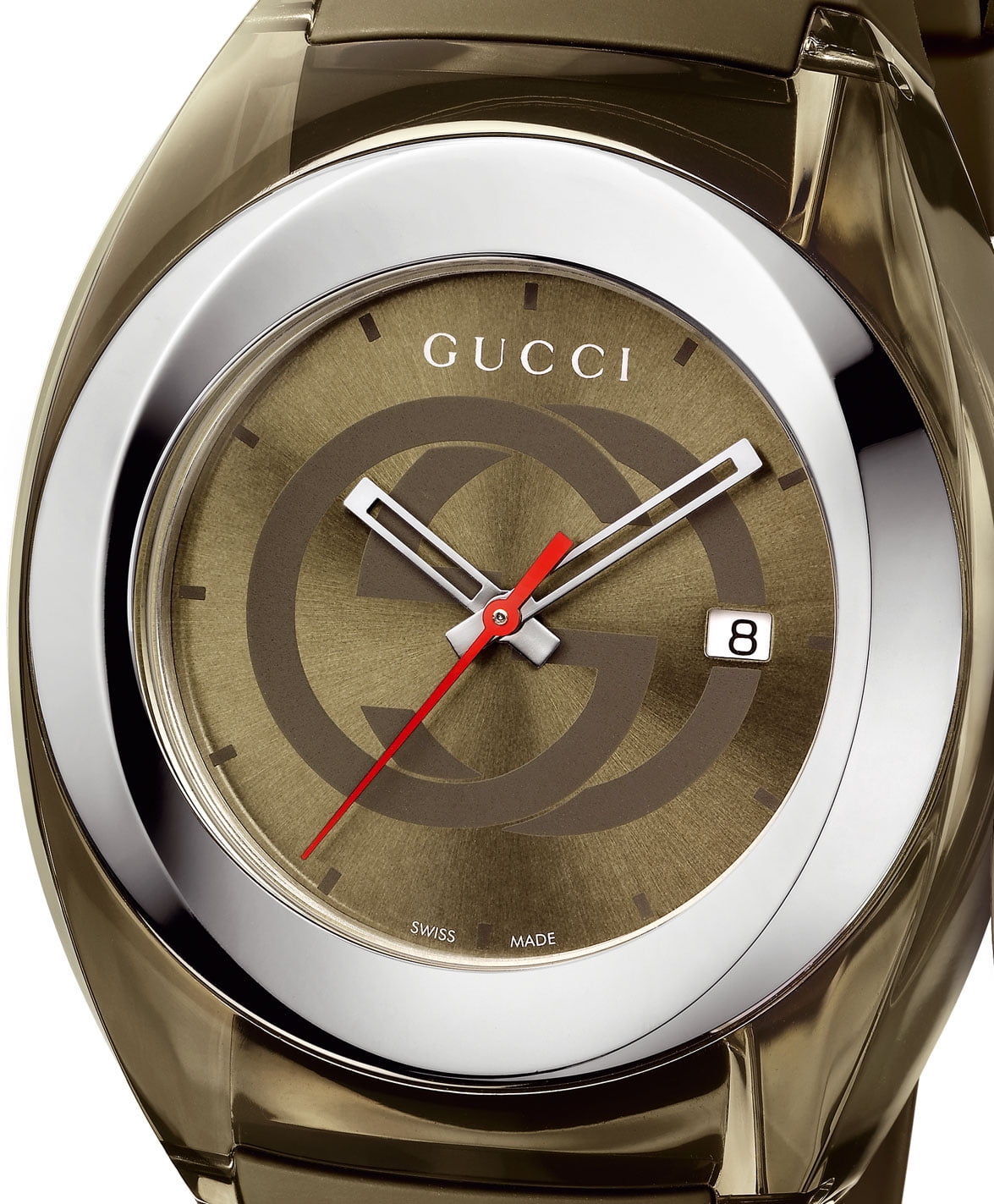 gucci watch plastic band