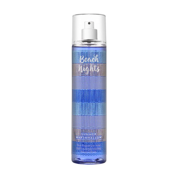 Bath Body Works Beach Nights Summer Marshmallow 8 0 Oz Fine Fragrance Mist Walmart Com Walmart Com