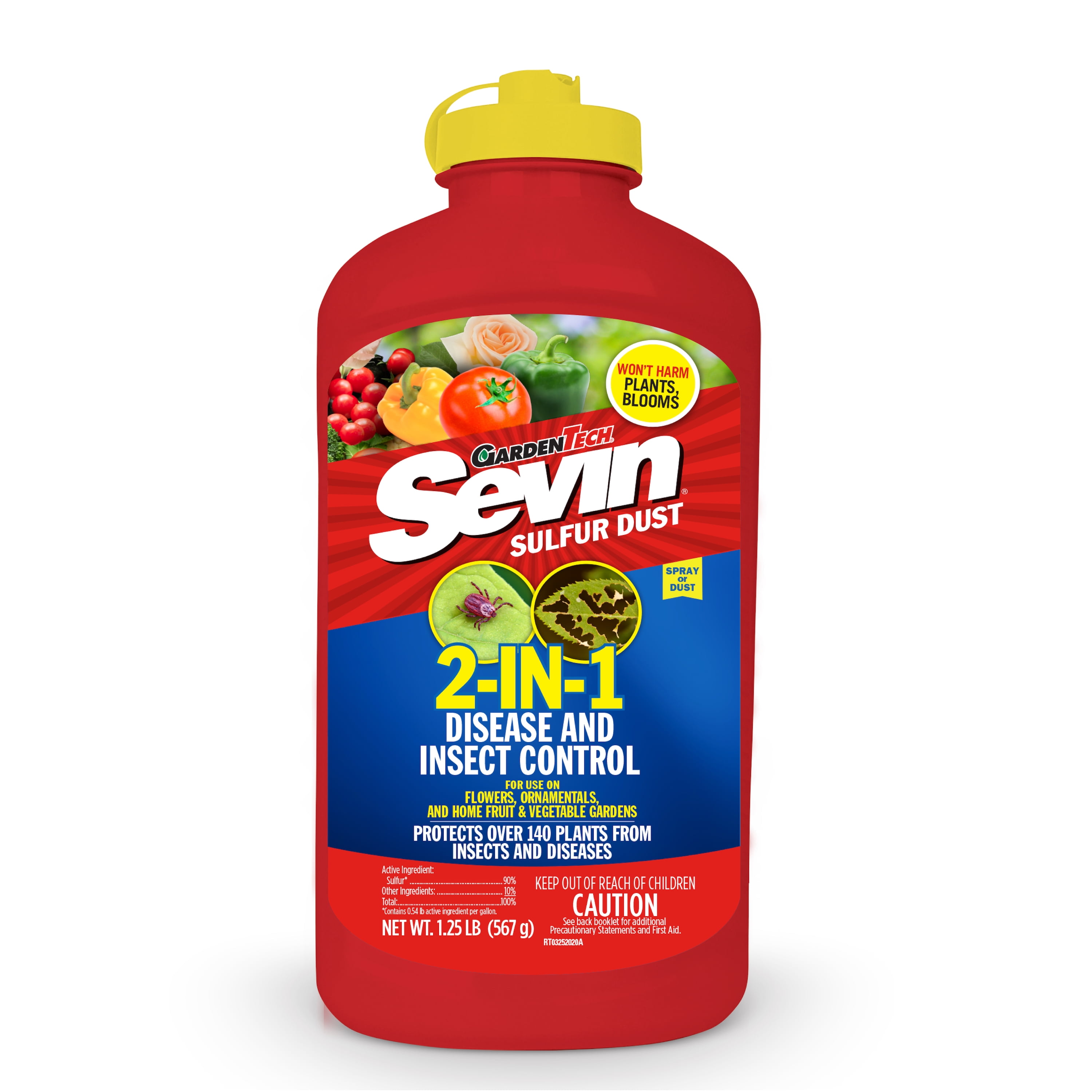 Sevin Sulfur Dust 2 In 1 Disease And Insect Control 125 Lb - Walmartcom