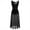 Black, variant on IBTOM CASTLE Women Lyrical Dance Dress Modern Contemporary Dancewear Backless Tulle Skirt M Black