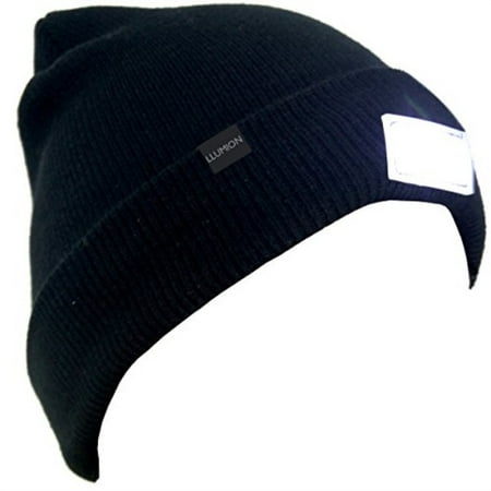 led beanie hat lighted flashlight unisex great for camping sports