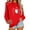 Red, variant on Sweatshirts for Women Casual Christmas Print Round Neck Long Sleeve Winter Fashion Hooded Pullover Tunic Tops