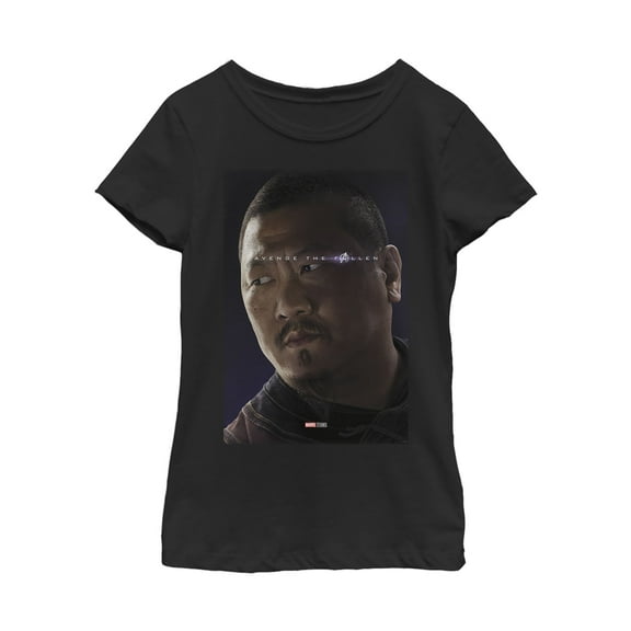 Girl's Marvel Avengers: Endgame Wong Poster Graphic Tee Black X Large