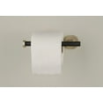 thumbnail image 2 of Alno A9466l-Knurled Vita Bella Modern Diamond Knurled Bar Left Side Slide On Toilet Paper, 2 of 7
