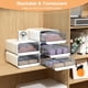 thumbnail image 2 of Namzi -a - Cajón organizador de ropa interior, 15 compartimentos de plástico para calcetines, organizador apilable para armario y caja de almacenamiento para sujetadores, calcetines, bufandas,, 2 of 4