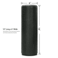 thumbnail image 4 of Gimlos 18" Foam Roller for Exercise - Medium Density, Deep Tissue Massage and Muscle Recovery (Black), 4 of 5