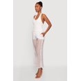thumbnail image 2 of Women's Organza Varsity Stripe Straight Leg Pants, 2 of 4