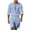 Light Blue, variant on Paiyanr Cotton Linen Sets for Men Summer Breathable Shirts Shorts 2 Piece Outfits Solid Color Casual Long Sleeves Drawstring Waist Beach Shorts Sets